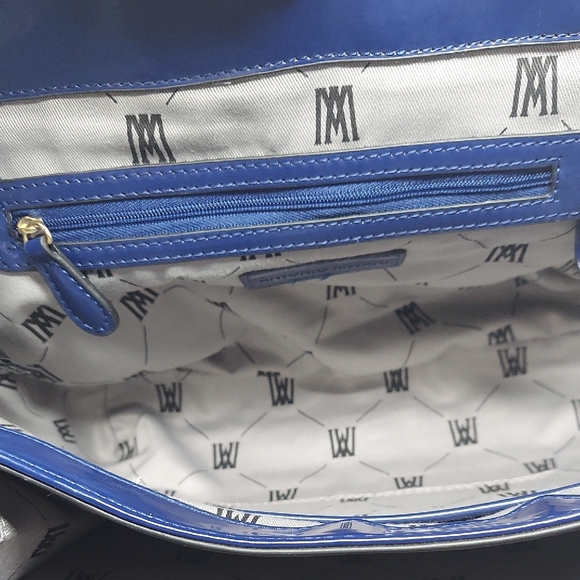 Stylish Blue and Animal Print Women's Bag - Picture 3 of 10